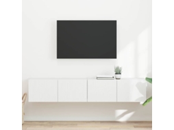 Vidaxl Armário de Tv de Parede 2 Pcs Branco 78,5 X 31 X 29,5 Cm