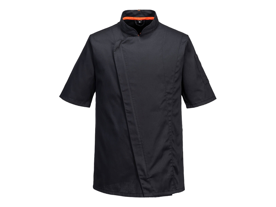 Jaqueta Assimétrica M/c Meshair Pro Estilo Conforto / Preto / Xxl Portwest