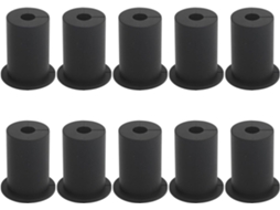 Kit De Roteamento Cabos Com 10 Peças Ilhós Silicone Premium Para