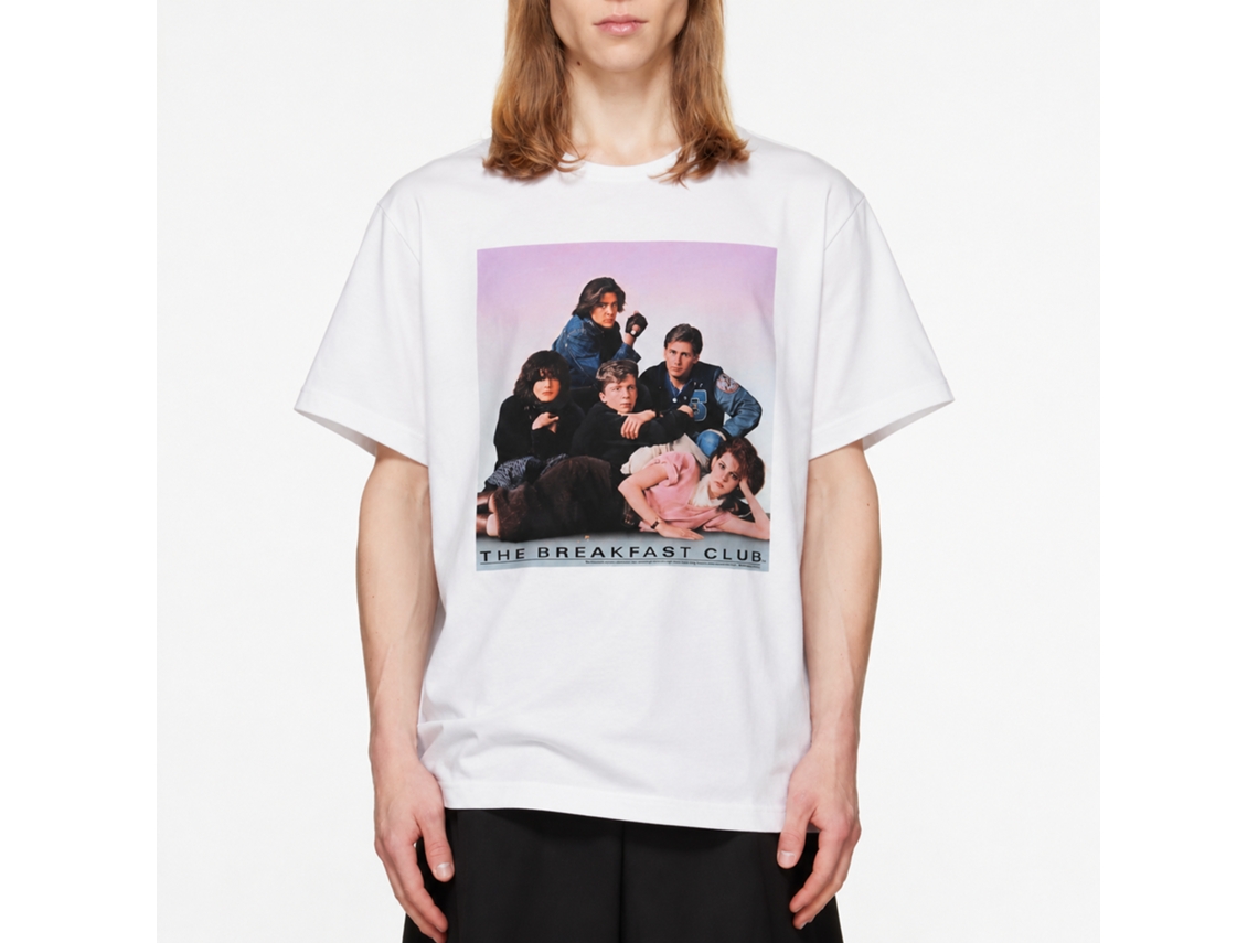 Rockinstone Breakfast Club Movie Pic White Adult T-shirt Size:xxl