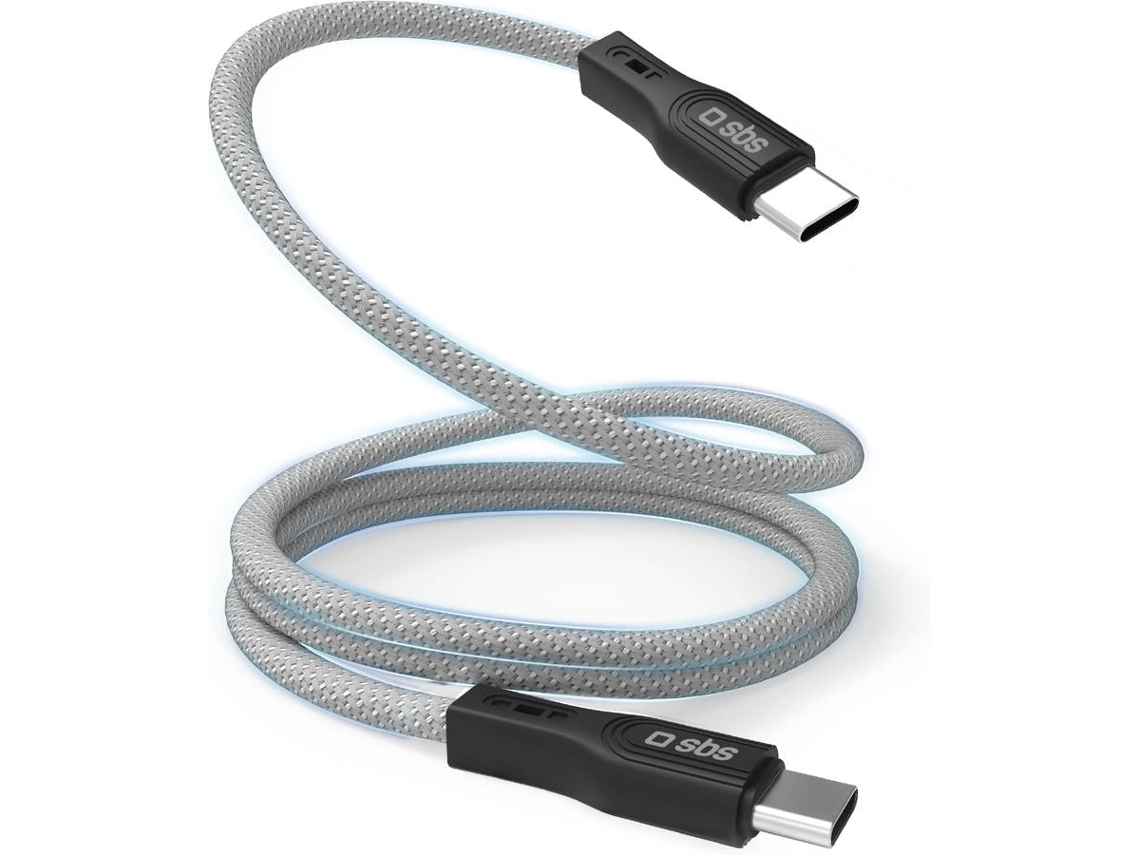 Cabo SBS Magnético USB-C (Outlet Caixa Aberta - 1 m - Preto e Cinzento)