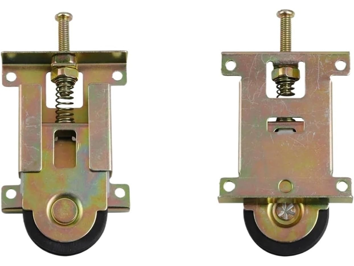 Rodízios Para Trilho De Porta Correr, Rodízios Para Porta De Correr, Dourados, Para Box De Vidro E Guarda Roupa Pacote