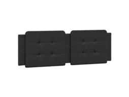Almofada Zadar Couro Artificial Preto 160 cm MAISON EXCLUSIVE