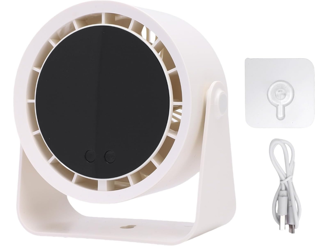 Ventilador Portátil Turb-o Com Cinco Expressões De Ia, Mesa Dobrável