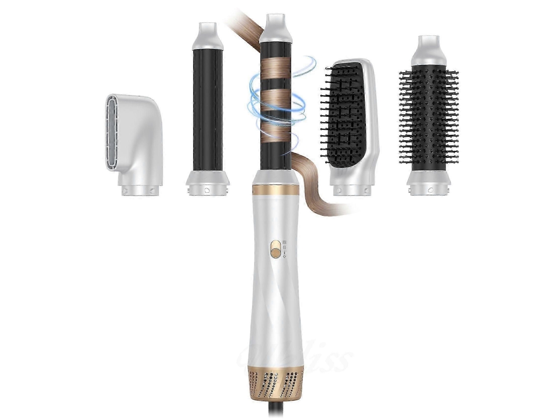 Escova Secadora 5 Em 1 2025 Com Modelador De Cabelo Air Style Wrap, Conjunto Mágico De Estilo Iônico Negativo, Modelador De Cachos Removível