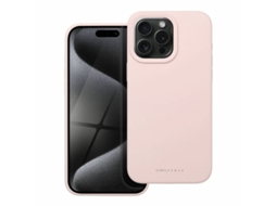 Estojo Nuvem para iPhone 15 Pro Max ROAR Pele Rosa