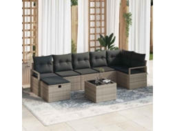 Vidaxl Conjunto De Sofás 4 Unid. Vime Pe