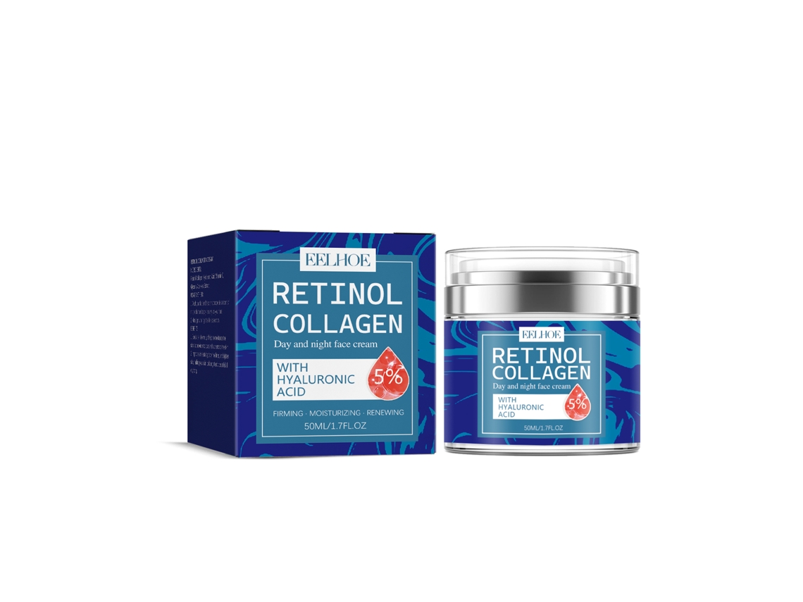 Creme De Retinol E Colágeno Eelhoe Reduz Linhas Fina Tona E Hidrata Pele