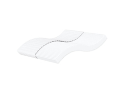 Vidaxl Colchão De Espuma 200x220 Cm Dureza H2 H3 Branco
