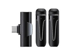 Microfone Sem Fio 2.4g Compatível Com Youtube, Facebook, Transmissões Ao Vivo E Vlogs. Um Microfone É Compatível Com Dois Dispositivos. Nostalgia88