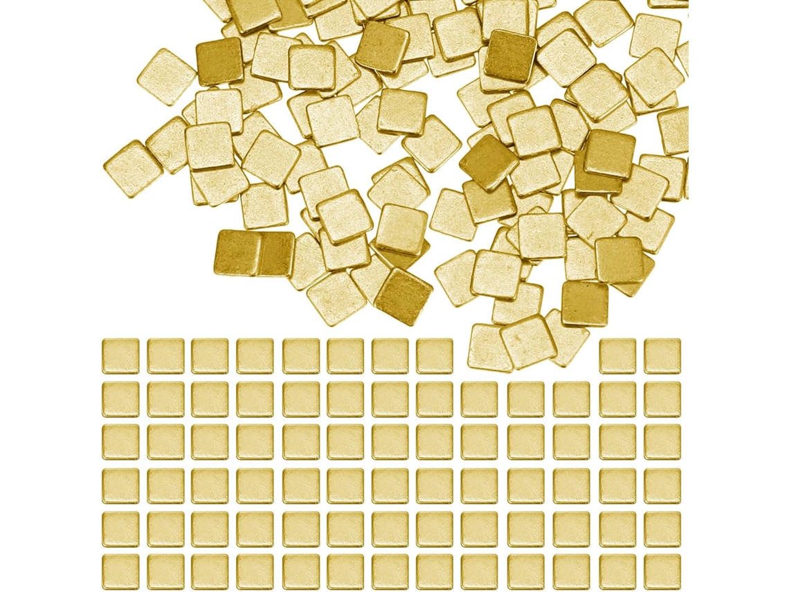 Almofadas De Solda De Cobre Banhadas A Ouro, 150 Peças, 2 X 2 Mm, Para Reparo E