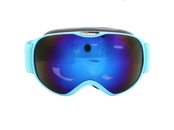 Business óculos de Ski Anti embaçamento Infantil Lentes Pc Duas Camadas para Esportes de Neve e Escalada Azul