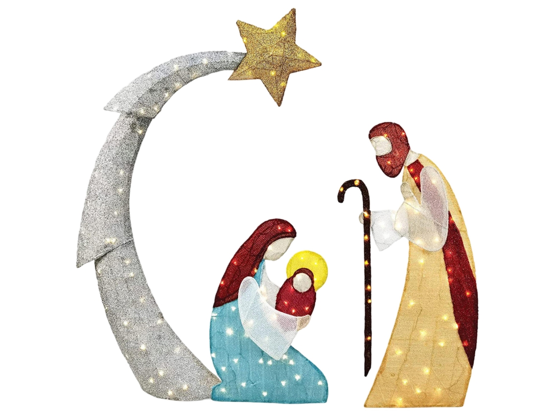 Presépio Familiar Para Jardim (natal/halloween)