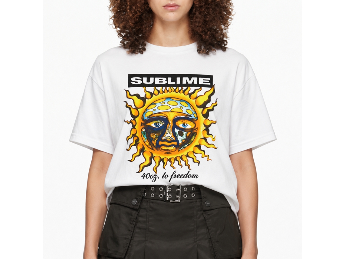 Sublime 40oz To Freedom T-shirt Classic Unisex Adults Size:s