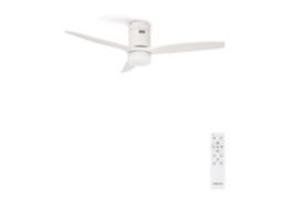 Create - Wind Calm - Ventilador De Teto Silencioso De 40 W Com Pás Técnicas Em Abs De Vários Tamanhos