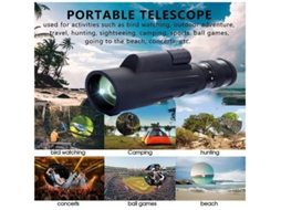 Monóculos 10 30x50 Zoom Monocular Impermeável Clear Low Light Vision Telescópio Portátil Para Adultos Com Adaptador Para Smartphone E Tripé Bestvite