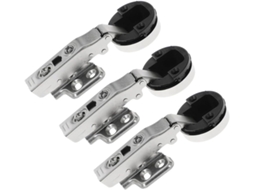 Conjunto De 3 Dobradiças Silenciosas Com Amortecimento Para Portas