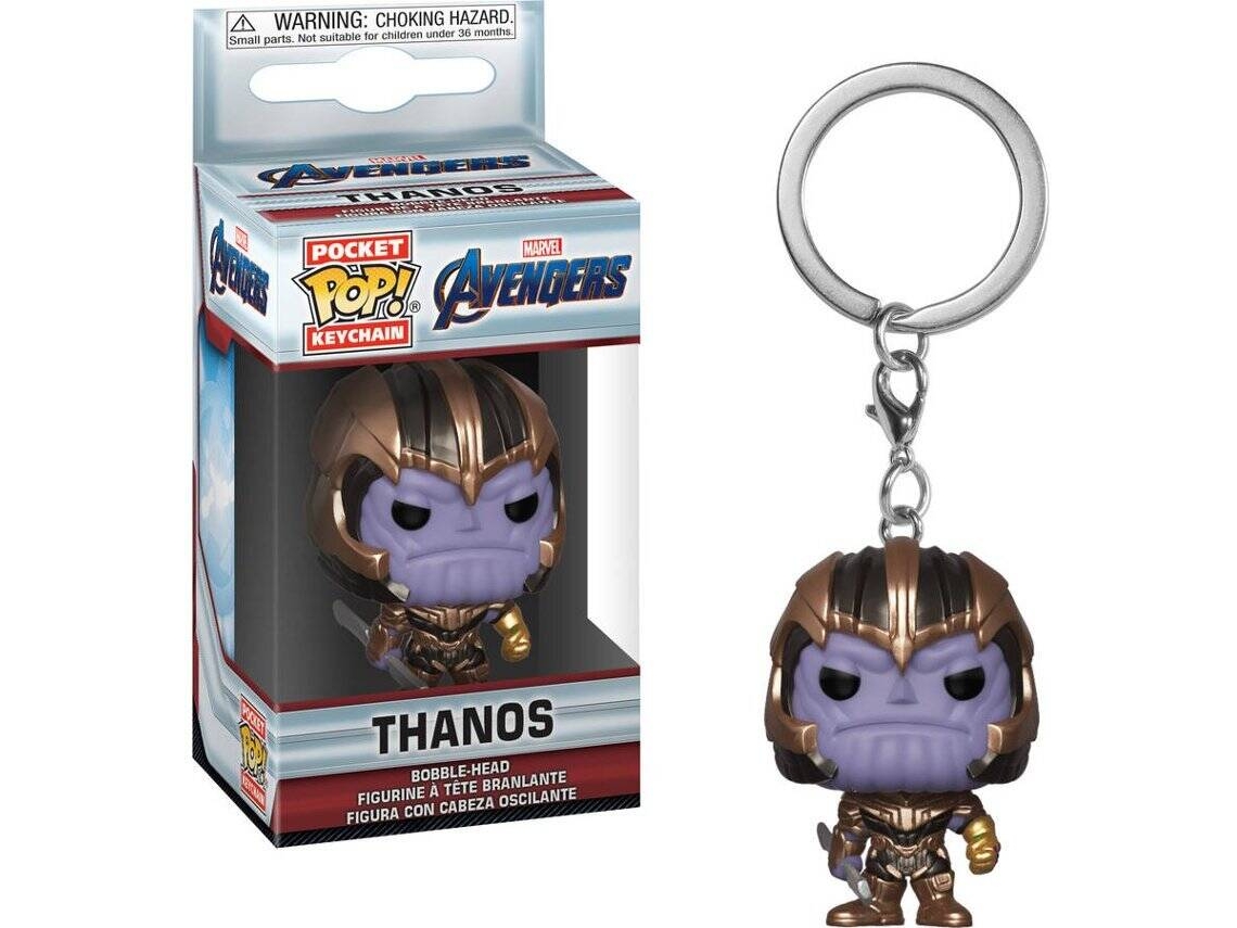 Porta-Chaves FUNKO Pop Marvel Avengers Endgame Thanos TS