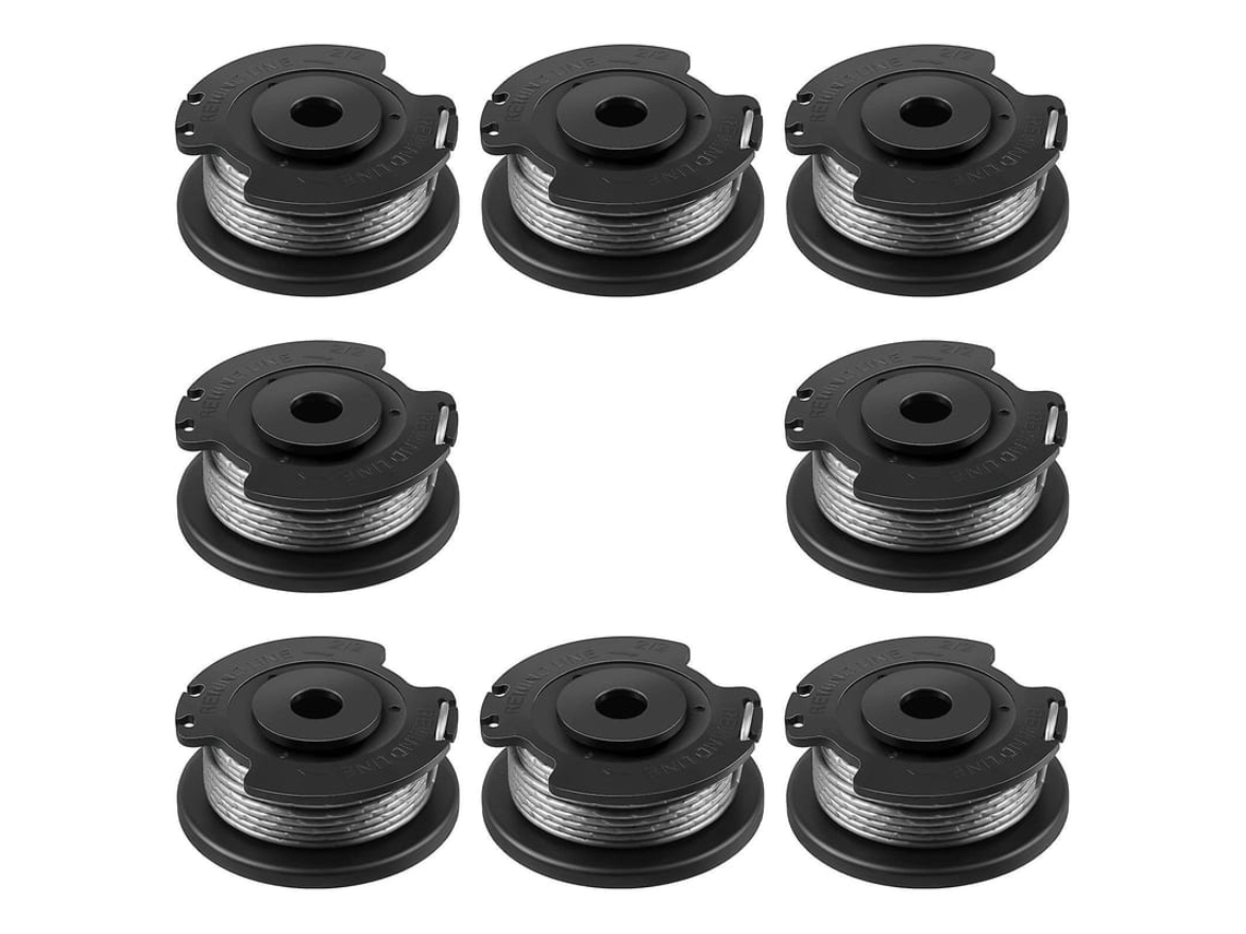 8 Bobinas De Linha Para Cortador De Grama Bosch Easygrasscut 23, 26, 18
