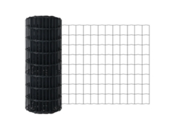 Conjunto 1 Cerca Euro Vidaxl Cinzento Ferro (0,4 X 10 M)