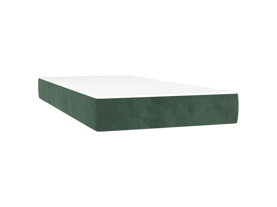 Pocket Spring Bed Mattress, Pocket Spring Bed Mattresses Vidaxl Verde Veludo (80 X 210 Cm)