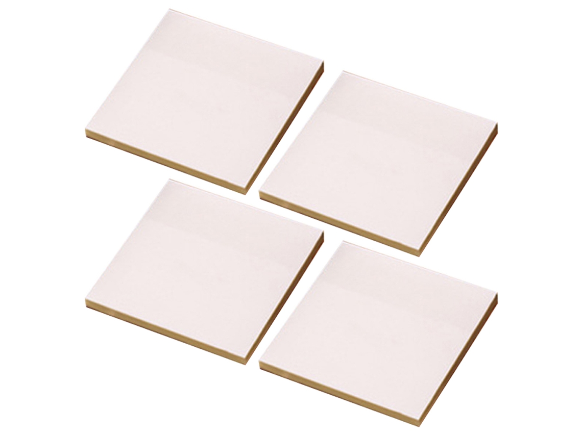50 Unidades Notas Adesivas Transparentes 75x50 Mm, Bloco De Anotações Impermeável E Translúcido