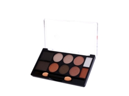 Paleta De Sombras De Olhos Matte Com Glitter 10 Cores (06) - Textura Suave, Longa Duração