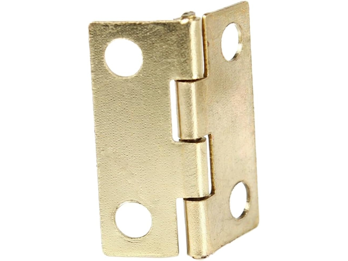 Mini Dobradiças De Encaixe 18x15mm, Pacote Com 30 Unidades, Aço