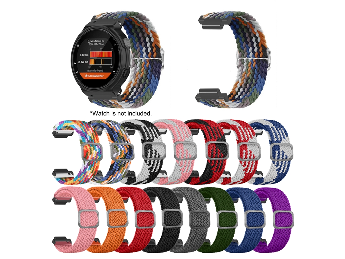 Cinto de Relógio de nylon para Garmin Forerunner EOOCOO