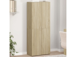 Vidaxl Arquivador 60x32x153 Cm Derivados De Madeira Carvalho Sonoma