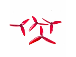 Hélices Hqprop Dp5.1x4.6x3 5146 de 5,1 Polegadas com 3 Pás em Policarbonato, Roxas , para Drones de Corrida Fpv. MDUG (6 Pares)