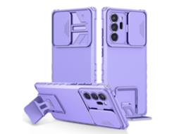 Capa De Celular Com Suporte Estereoscópico Deslizante Camshield Para Samsung Galaxy Note20 Ultra