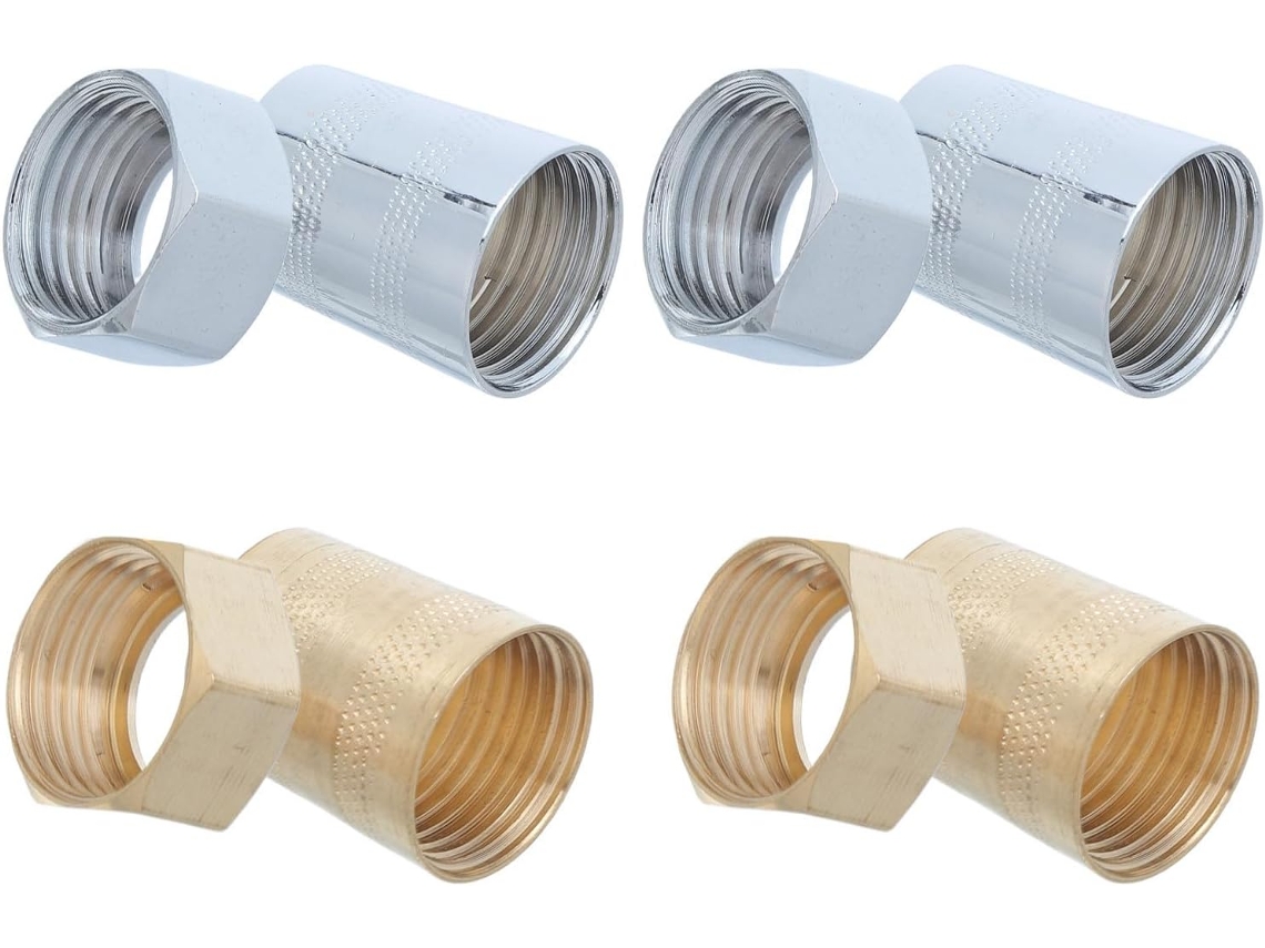 Adaptador Para Mangueira De Aço Inoxidável E Liga De Zinco