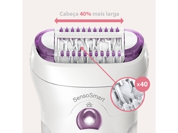 Depiladora BRAUN Skil-épil 9710 SenoSmart (Arranque - Multizonas - Corrente)