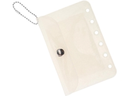 Cartes Pvc Transparent Format Compact 6 Fentes - Pochette Porte - Design Élégant E Compatível Grande Para