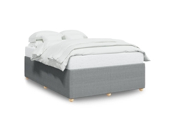 Bed Frame, Bed Frames Vidaxl Cinzeto Tecido (160 X 200 Cm)