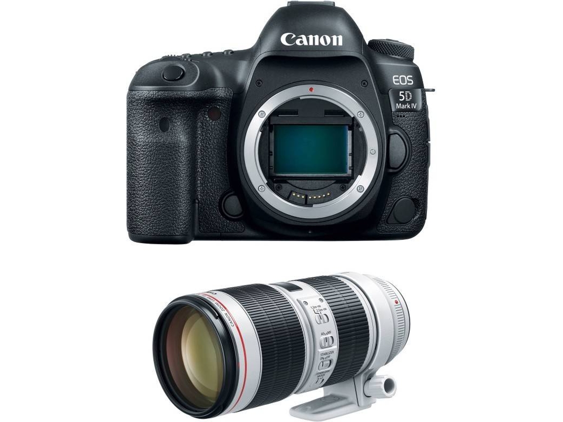 Máquina Fotográfica CANON EOS 5D Mark IV + EF 70-200mm f/2.8