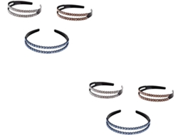 Conjunto De 6 Faixas De Cabelo Antiderrapantes, Elegantes Para Ocasiões Especiais E Uso Diário.