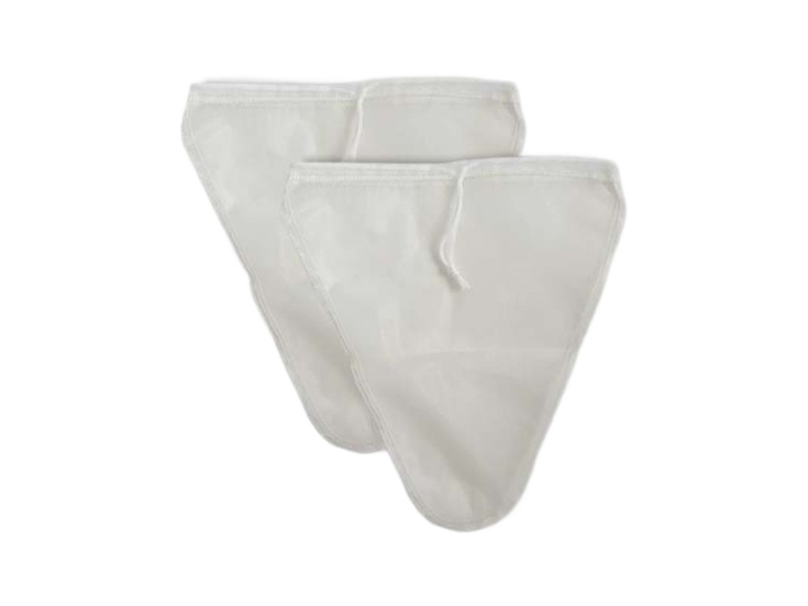 Conjunto De Sacos Para Leite Soja, Pano Queijo Qualidade Alimentar, Coador Tecido Branco 25 X 30 Cm, Nylon Suco, Café