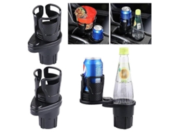 Expansor De Porta-copos Para Carro Com Design Econômico De Espaço, Material Durável E Instalação Rápida Black B