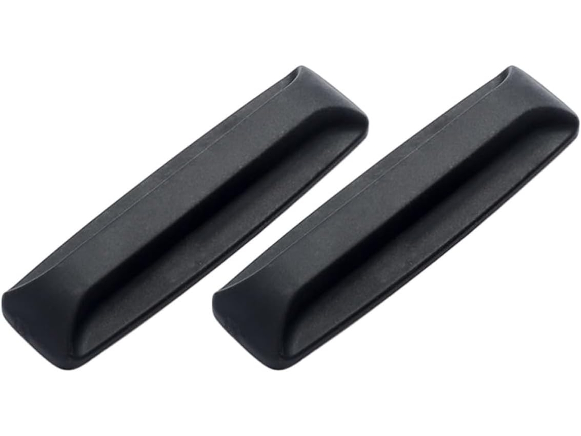 Puxador Autoadesivo Para Porta, 2 Peças, Preto, Em Pp, Para Armário