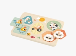 Tiny Love Farmers Funday My First Musical Wooden Puzzle, Multico