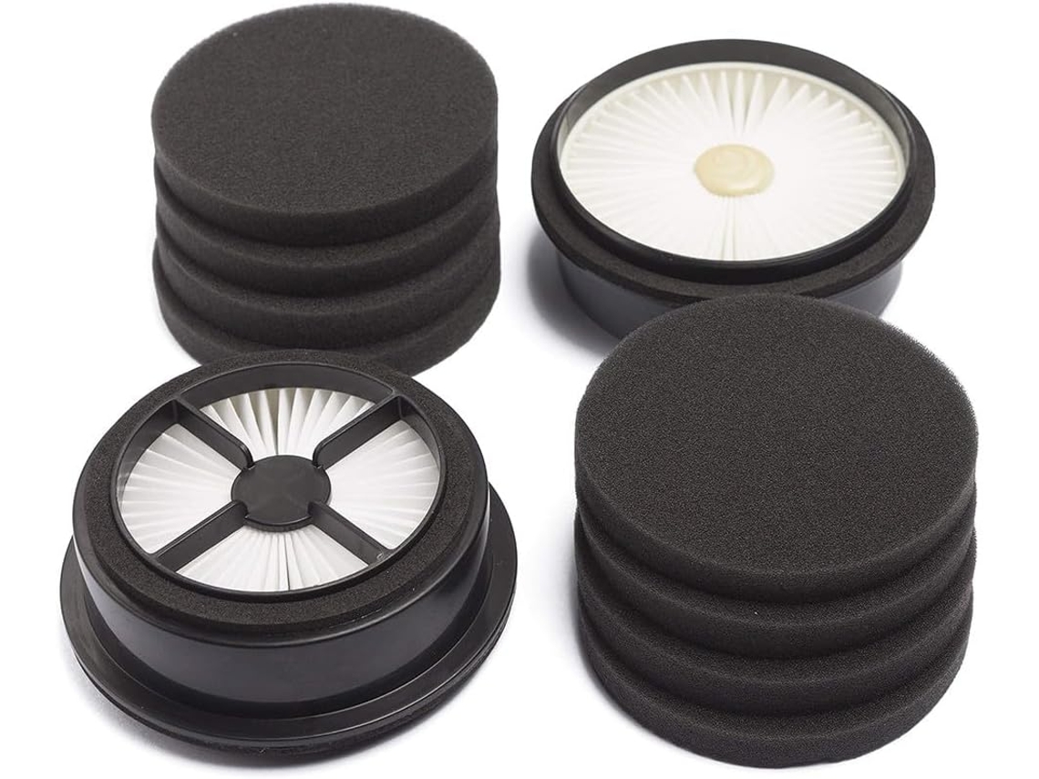 Kit De Filtro E Espuma Compatível Com Aspirador Pó F44 Da Dirt Devil.