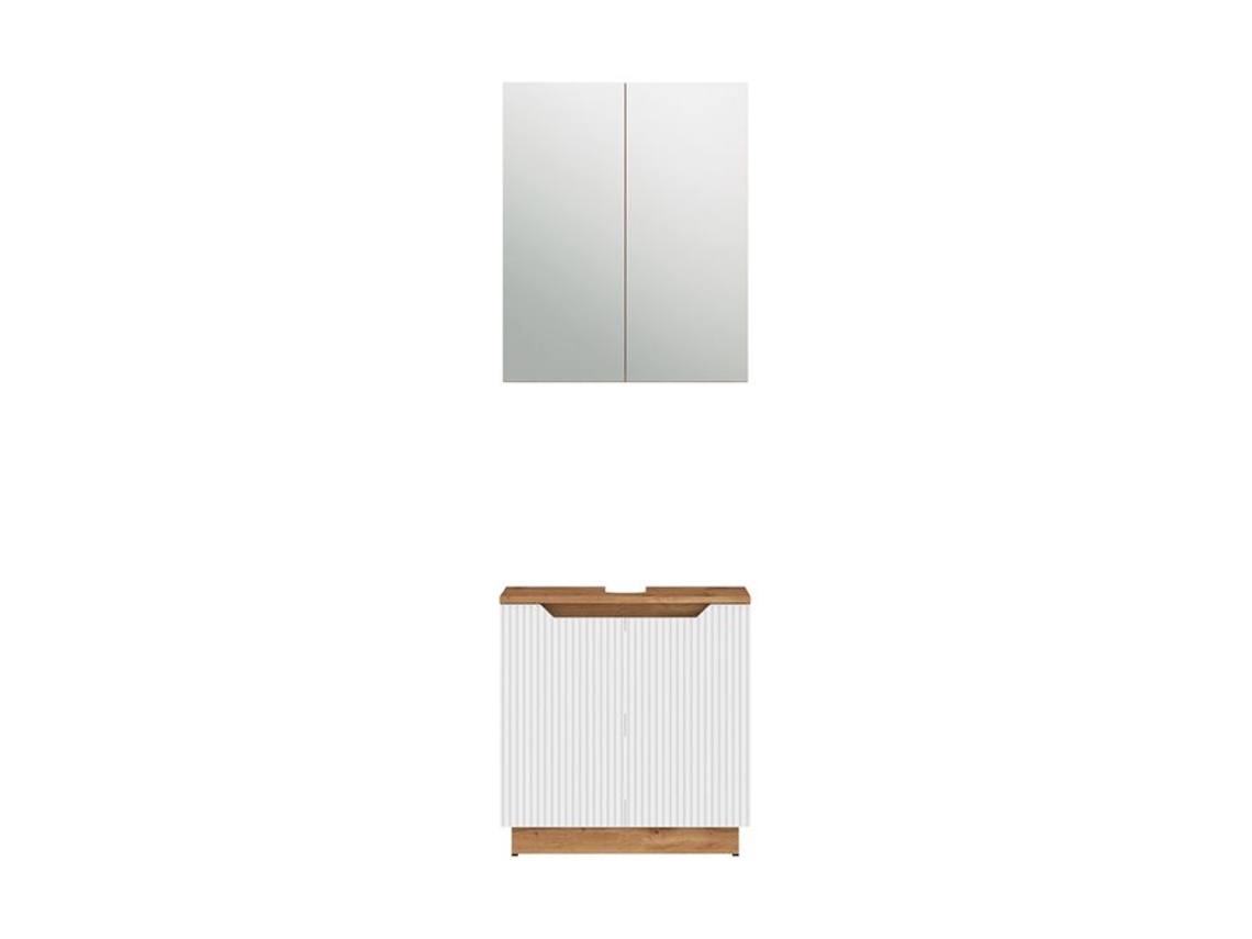 Conjunto de Mobiliário para Casa de Banho VICCO 2 Peças com Armário e Espelho