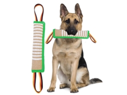 Brinquedo de Treinamento para Cães, Resistentes.para Cabo de Guerra Filhotes Aliviar a Dentição Digitallab Verde 2pc