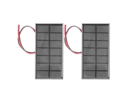 2 Piezas Painéis Solares Mini Epóxi 3.5v 250ma Célula De Silício Poli Diy Carregador Com Cabo 30cm