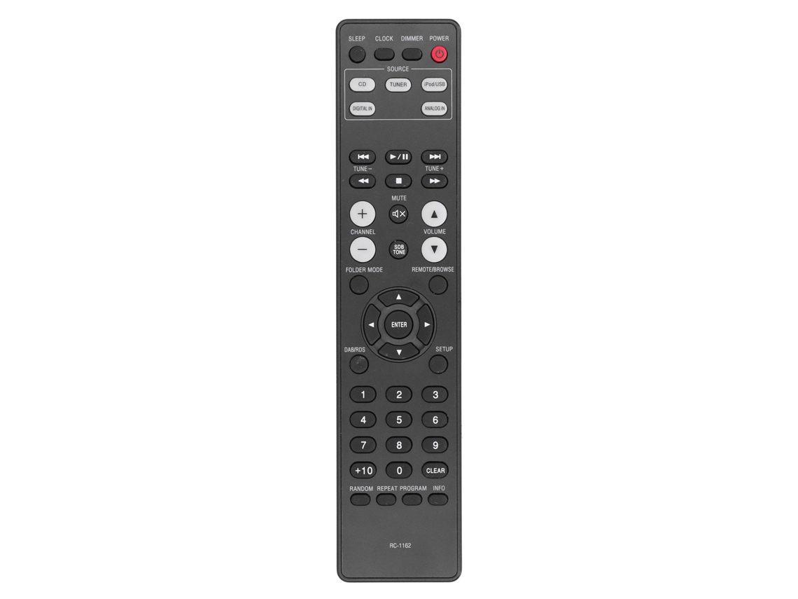 Mando a Distancia Universal para TV LCD RC 1162 compacto de Abs con botones grandes | S/MARCA