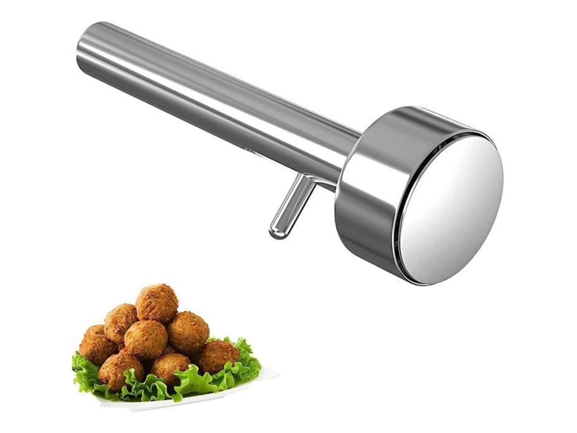Colher de Falafel Colher Profissional de Falafel-Almôndega 4 Cm Aço Inoxidável Molde de Falafel para Fazer P607 TRAHOO