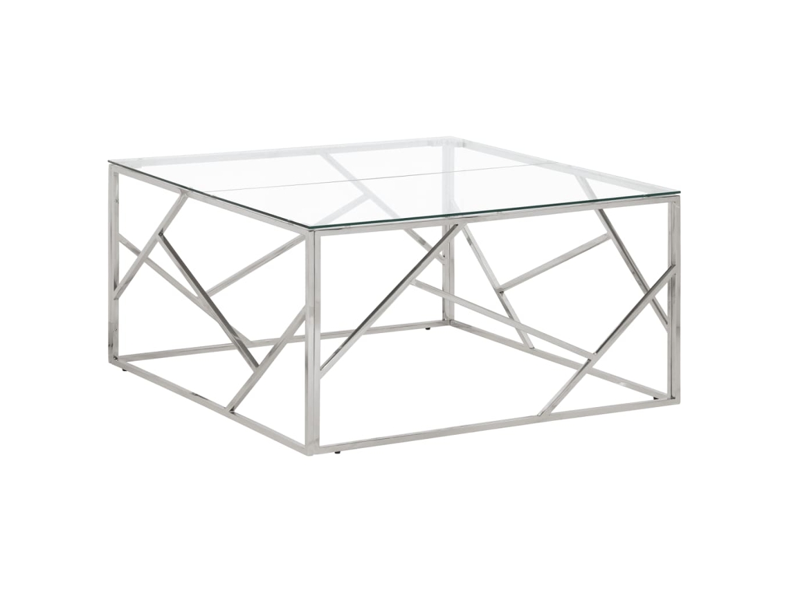 Coffee Table, Coffee Tables Vidaxl Prateado Aço Inoxidável (n/a)