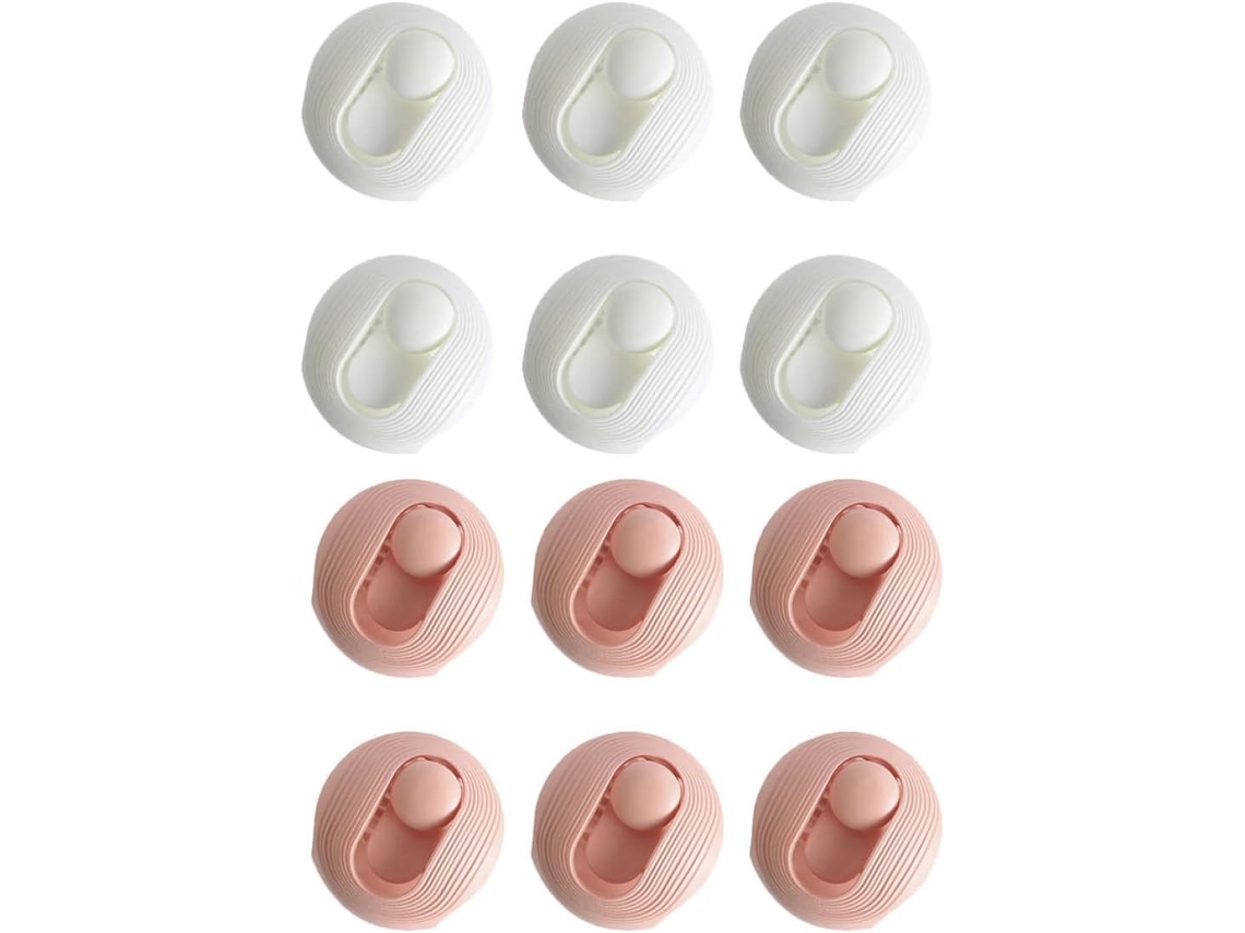 Conjunto De 12 Prendedores Antiderrapantes Para Capa Edredom, Fivelas De Fixação Para Artigos Cama, Cores Sortidas
